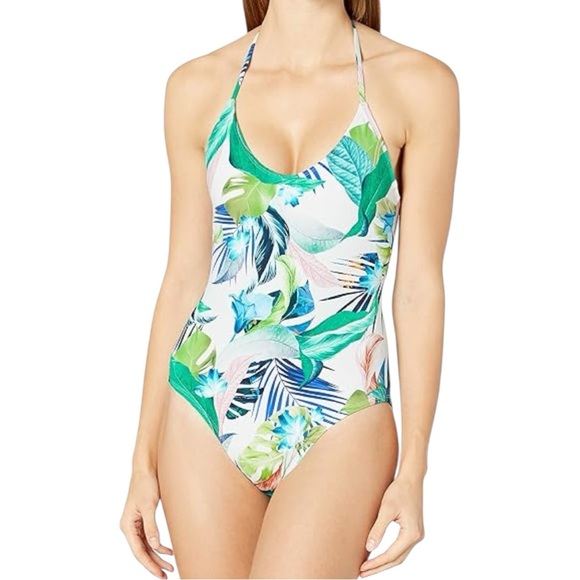 La Blanca Women’s In The‎ Moment Tropical Print
One-Piece Swimsuit Sz 14 - Picture 1 of 8